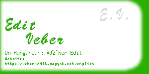 edit veber business card